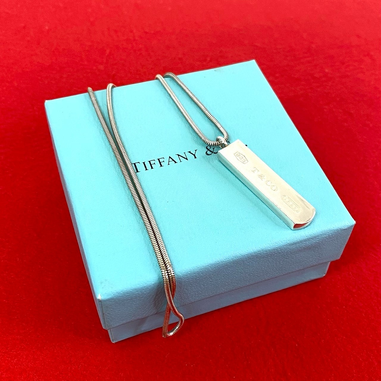 TIFFANY&Co. ティファニー 1837 ナロー バー ネックレス シルバー925 ネックレス シルバー
 30465