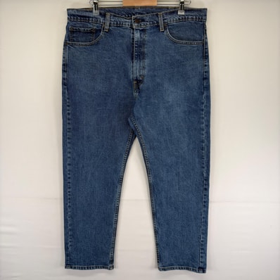 古着 リーバイス Levi's デニム パンツ デニムパンツ ジッパーフライ 5ポケット 大きいサイズ Gパン 505 W40 L30 ブルー系 メンズ