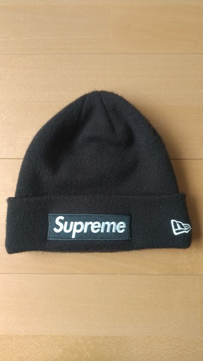 Supreme New Era® Box Logo Beanie "Black" (21FW)