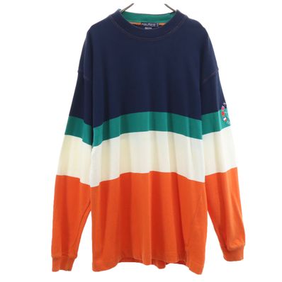 NAUTICA 90s 長袖 モックネック スウェット