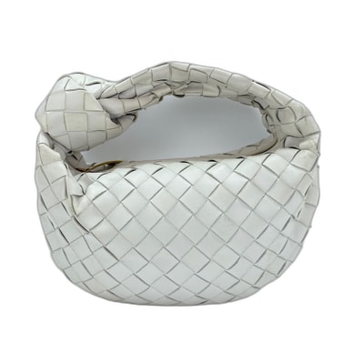 ボッテガヴェネタ BOTTEGAVENETA イントレチャート ミニ ジョディ ハンドバッグ レザー【中古】