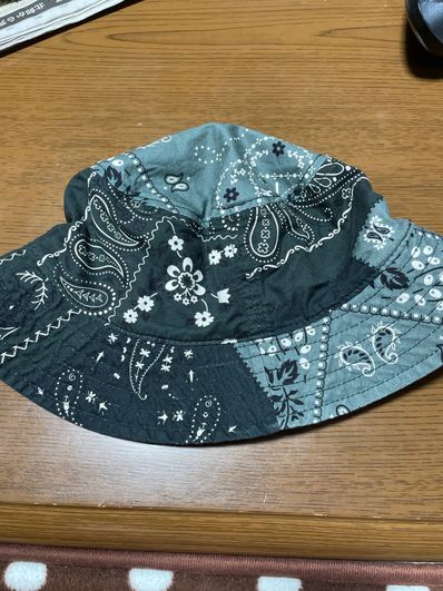 Kith Deconstructed Bandana Bucket Hat "Green/Stadium"