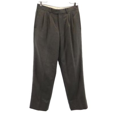 Christian Dior クリスチャンディオール 90s オールド ウール スラックスパンツ 74 ブラウン系