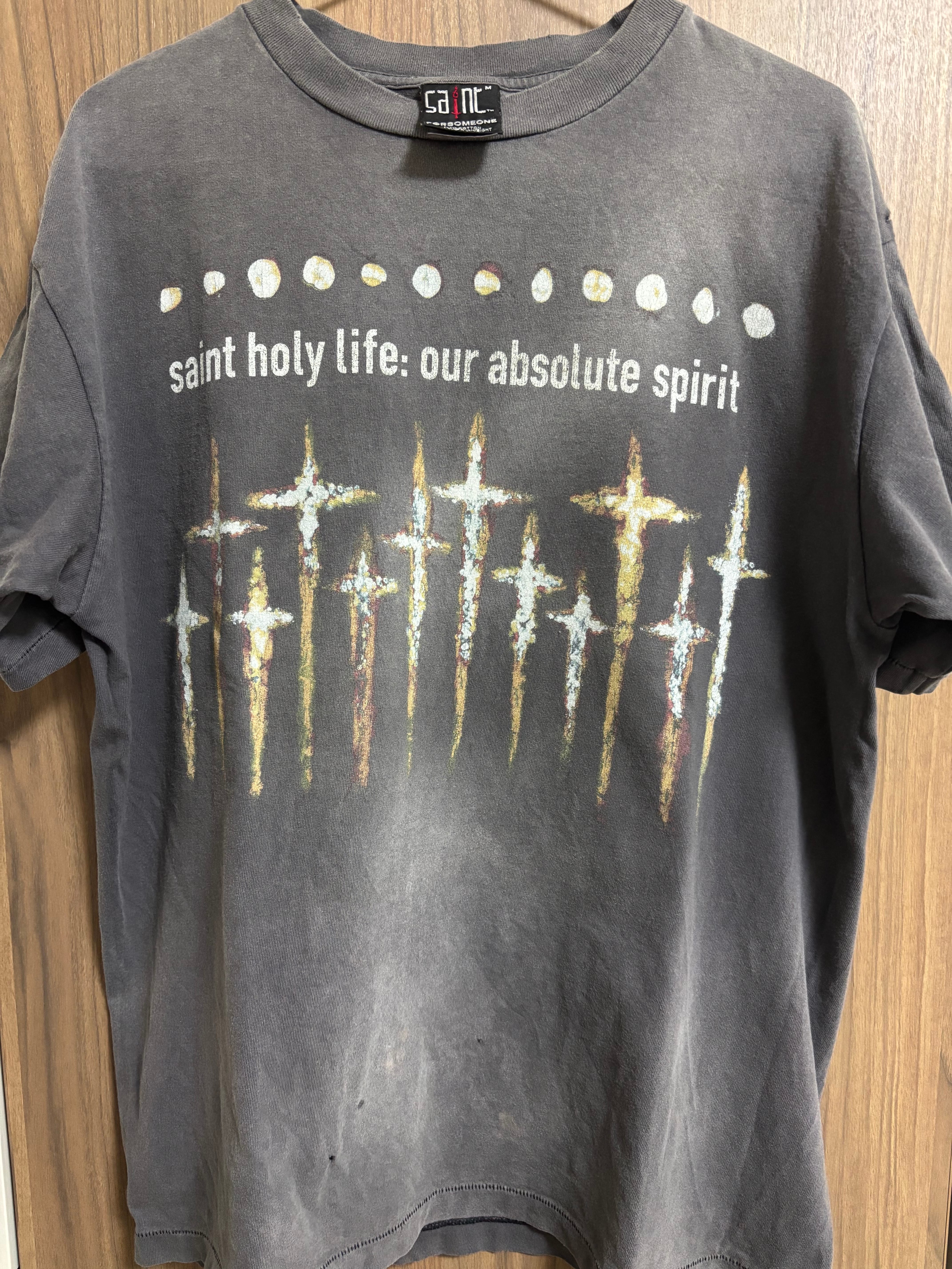 SAINT Mxxxxxx x FORSOMEONE FS_SS T-Shirt/God "Black"