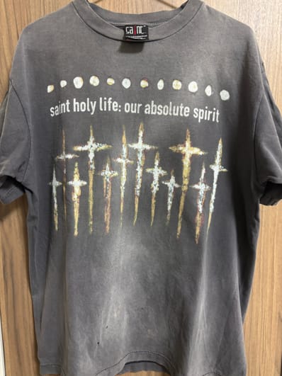 SAINT Mxxxxxx x FORSOMEONE FS_SS T-Shirt/God "Black"