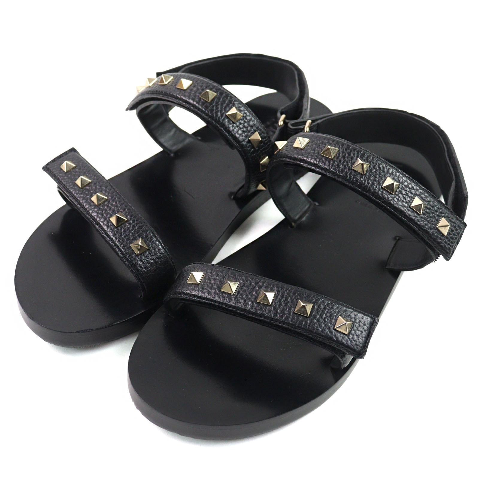 美品 ヴァレンティノガラヴァーニ サンダル ブラック系 メンズ 43