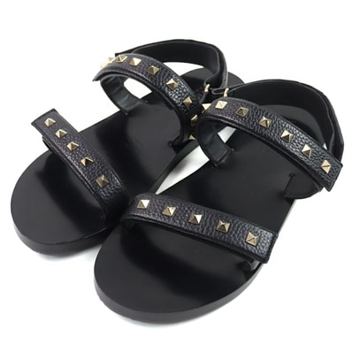 美品 ヴァレンティノガラヴァーニ サンダル ブラック系 メンズ 43