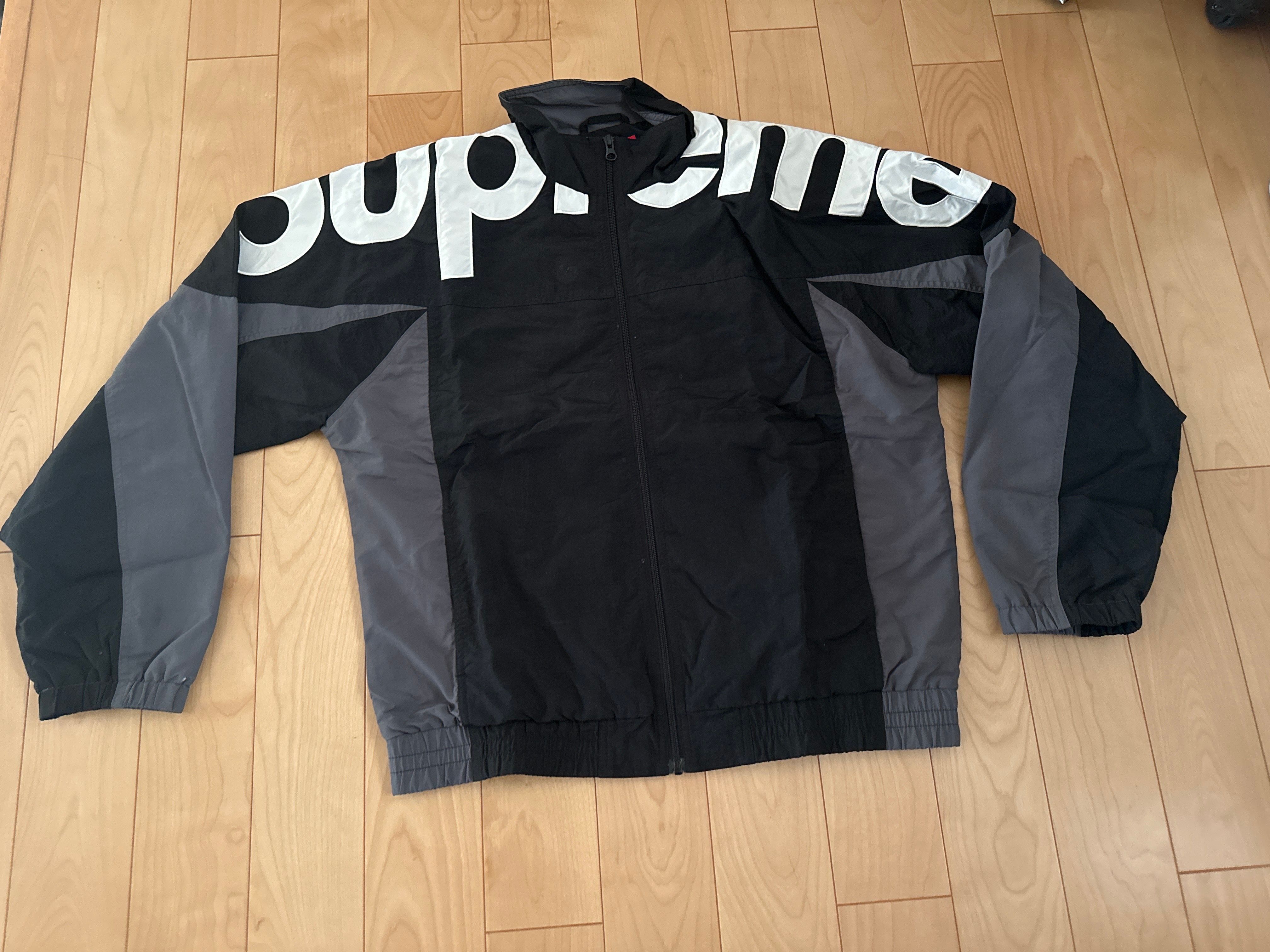 Supreme Shoulder Logo Track Jacket "Black"