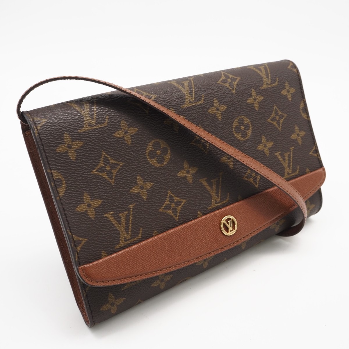 LOUIS VUITTON ルイ・ヴィトン モノグラム キャンバス ボルドー M51797 2wayショルダーバッグ ブラウン コーティングキャンバス レザー レディース