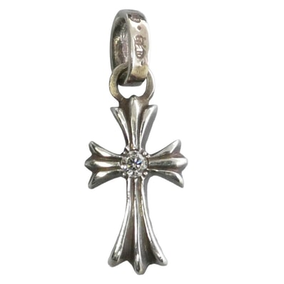 CHROME HEARTS クロムハーツ(原本無) CRS BBYFAT DMND ベイビーファット アフター 1ダイヤ チャーム ペンダントトップ シルバー系【中古】