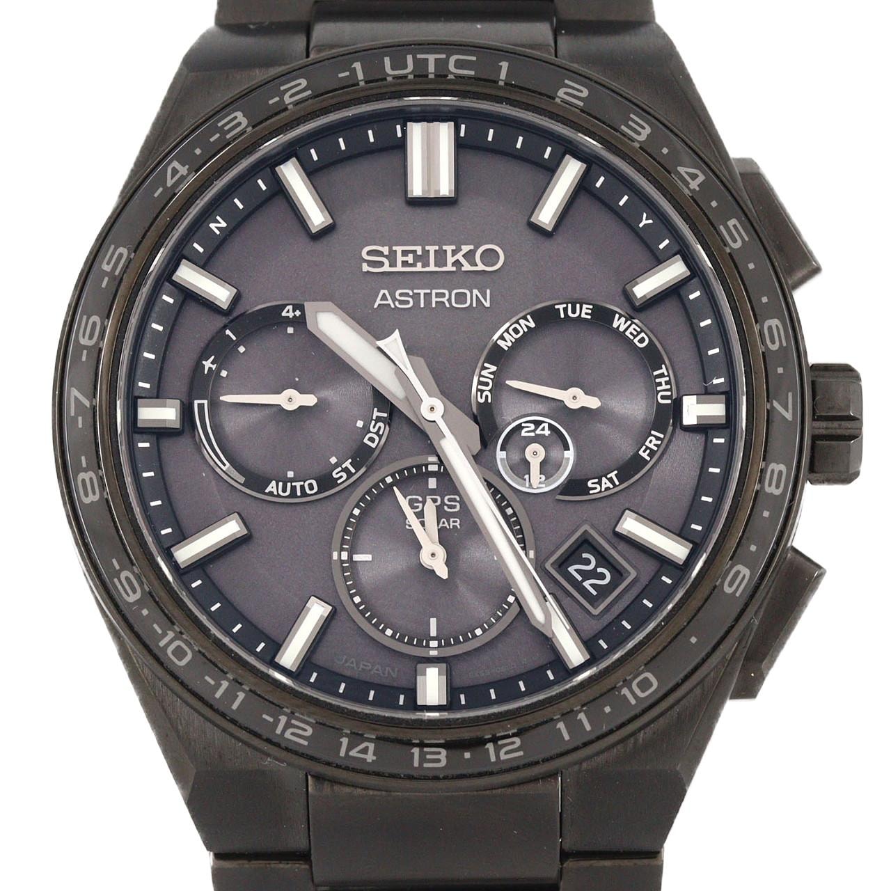 セイコー アストロンGPS 電波時計 5X53-0BR0/SBXC147 TI ソーラークォーツ