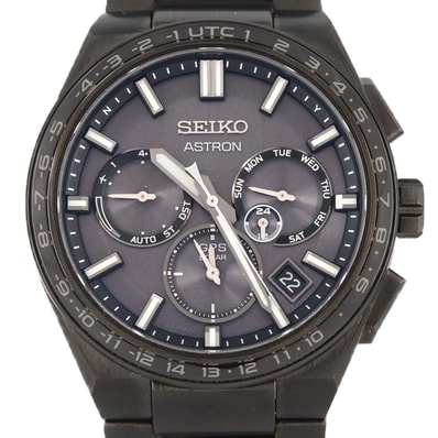 セイコー アストロンGPS 電波時計 5X53-0BR0/SBXC147 TI ソーラークォーツ