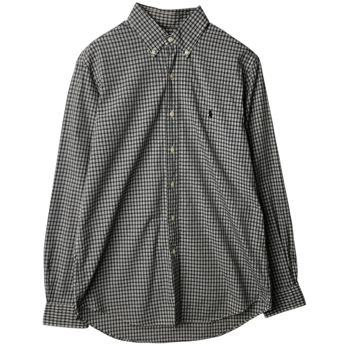 古着 ラルフローレン Ralph Lauren 長袖 ボタンダウンチェックシャツ メンズM相当/eaa634816