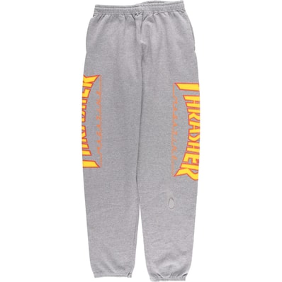 古着 スラッシャー THRASHER ファイヤーパターン スウェットパンツ メンズM相当/eaa578851