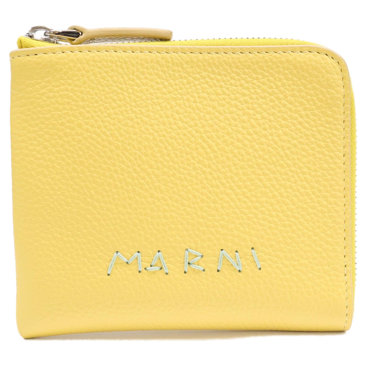 マルニ 【新品同様】PFMI0095Q0 L字ファスナー ロゴ刺繍