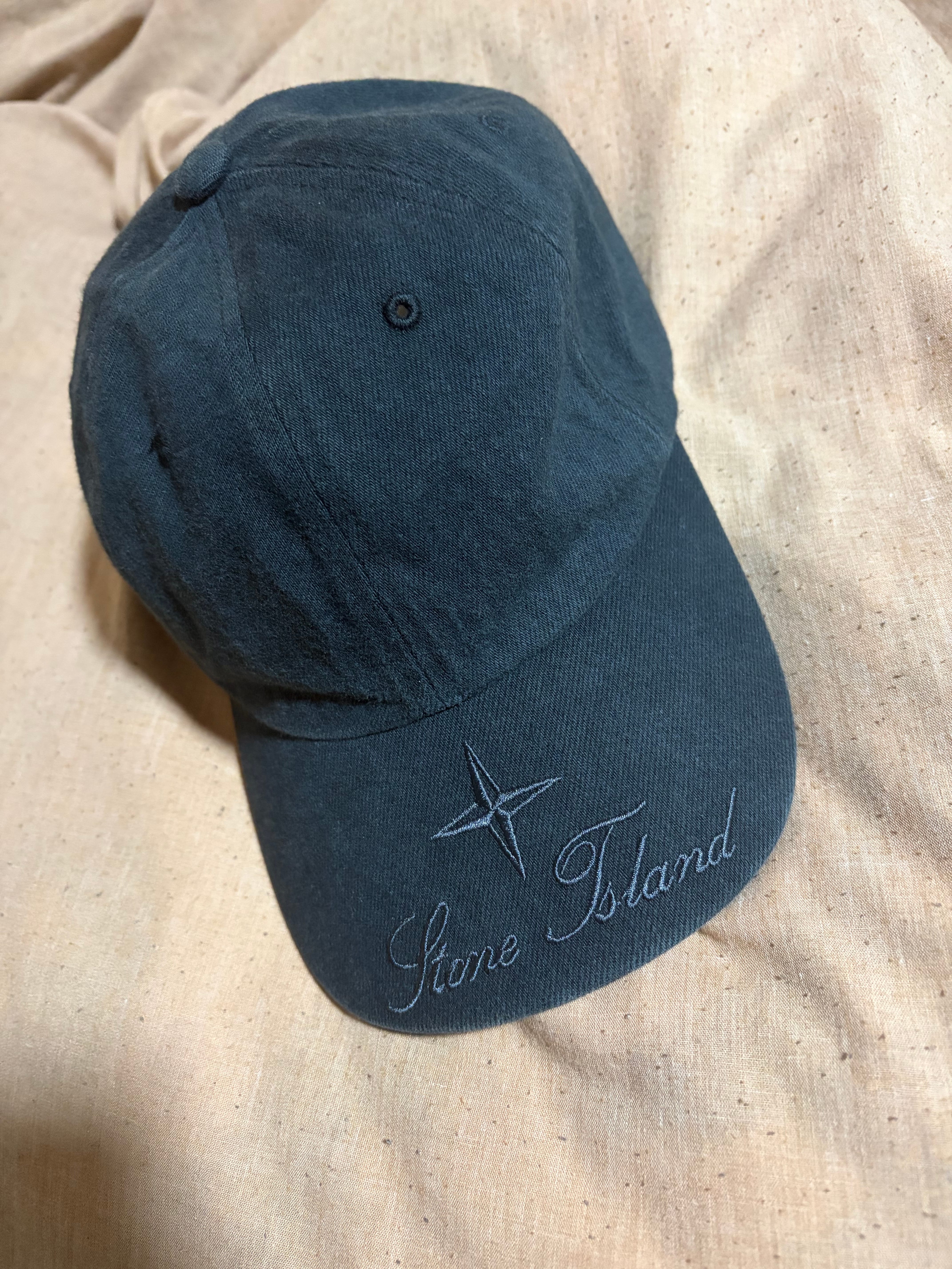 Supreme / Stone Island Denim 6-Panel "Black"