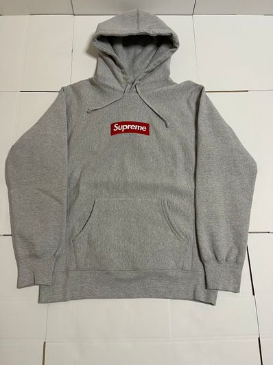 Supreme Box Logo Hooded Sweatshirt "Heather Grey" (16FW)