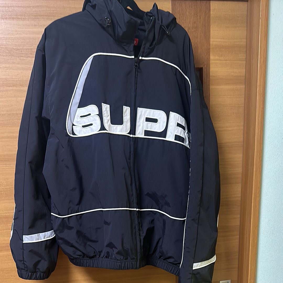 Supreme S Paneled Track Jacket "Black"