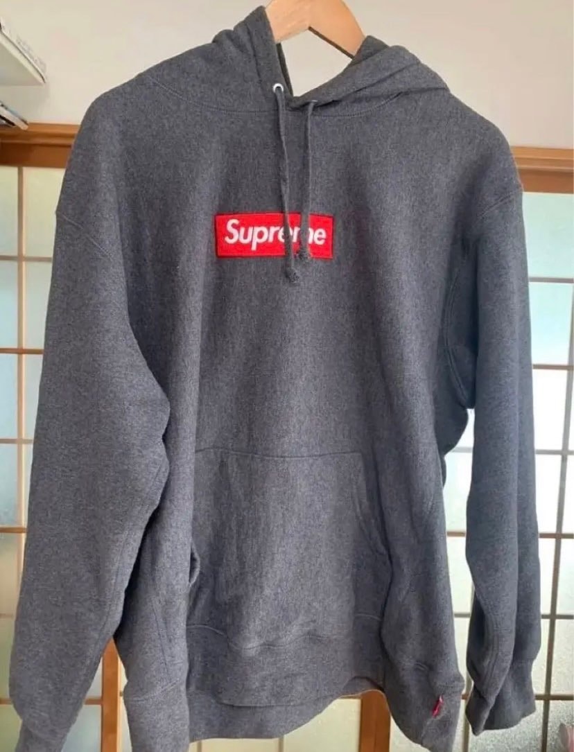 Supreme Box Logo Hooded Sweatshirt "Charcoal" (21FW)