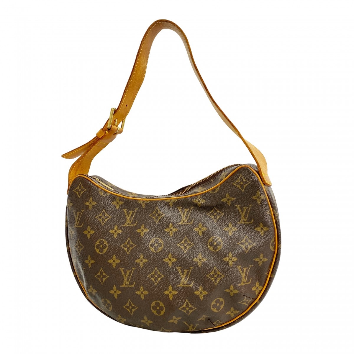 【6da0640】ルイヴィトン ショルダーバッグ モノグラム クロワッサンMM M51512 ブラウン【中古】レディース