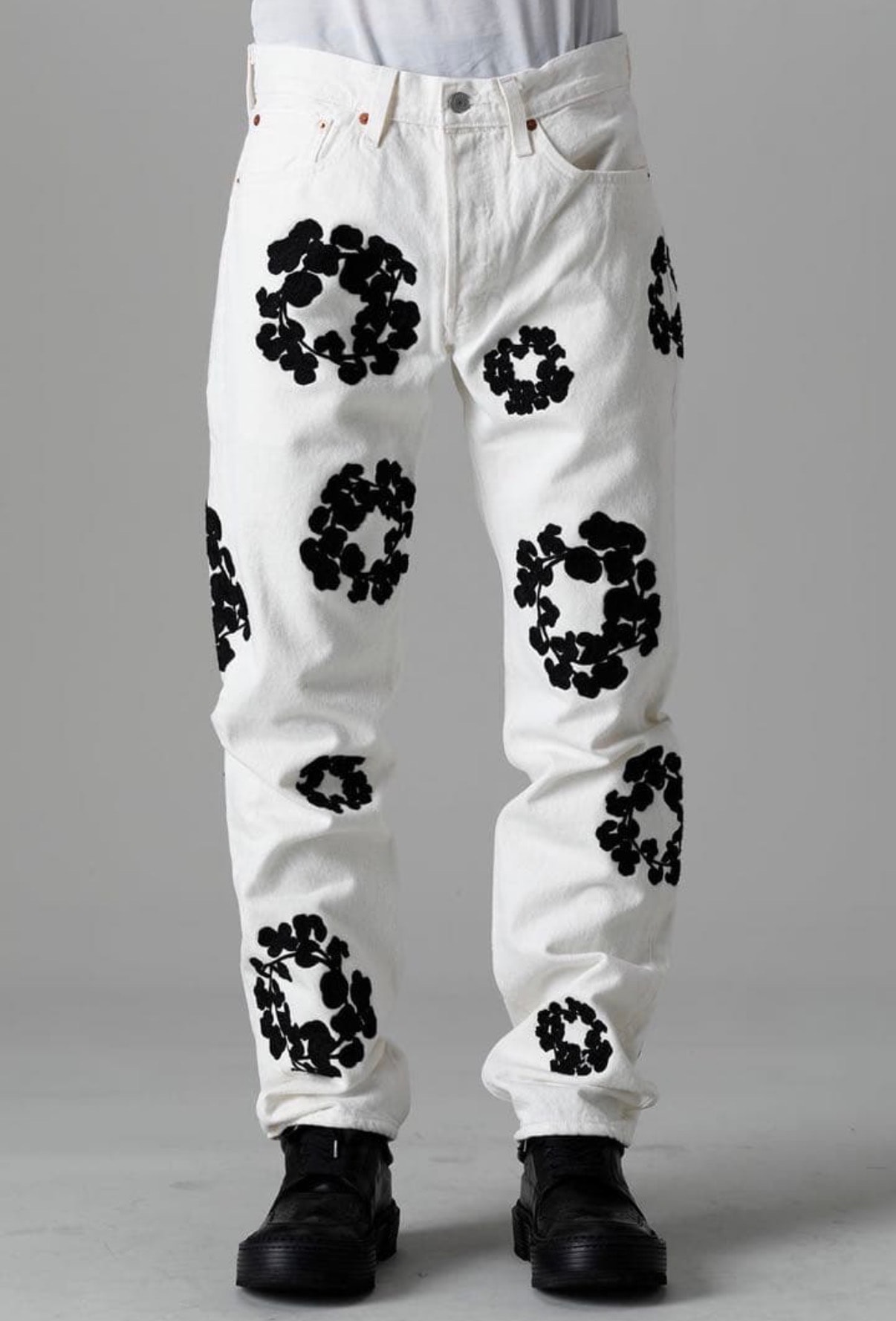 LEVI'S x Denim Tears The Cotton Wreath Jean "White"