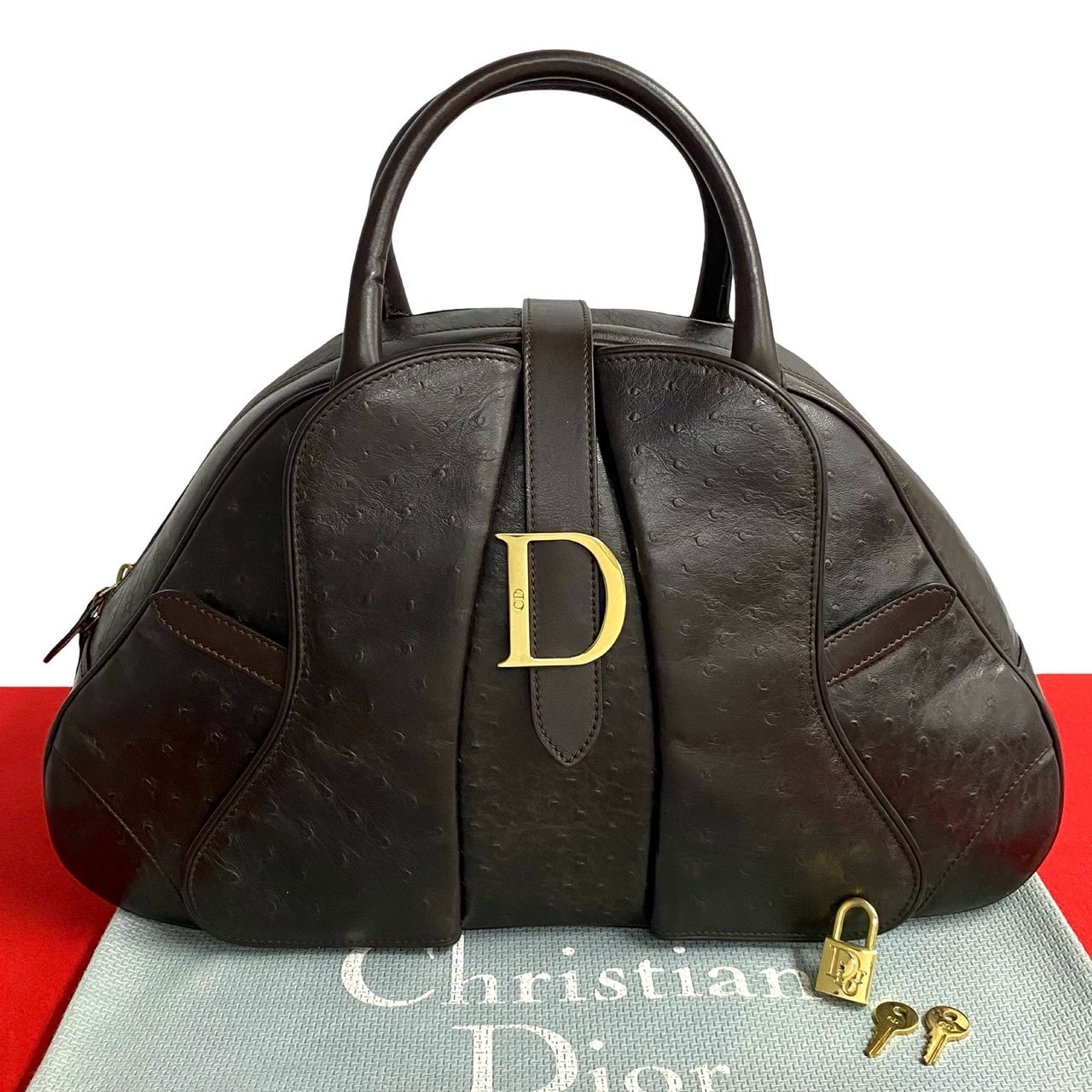B (目立った傷や汚れなし)】Christian Dior ディオール CD ロゴ 金具