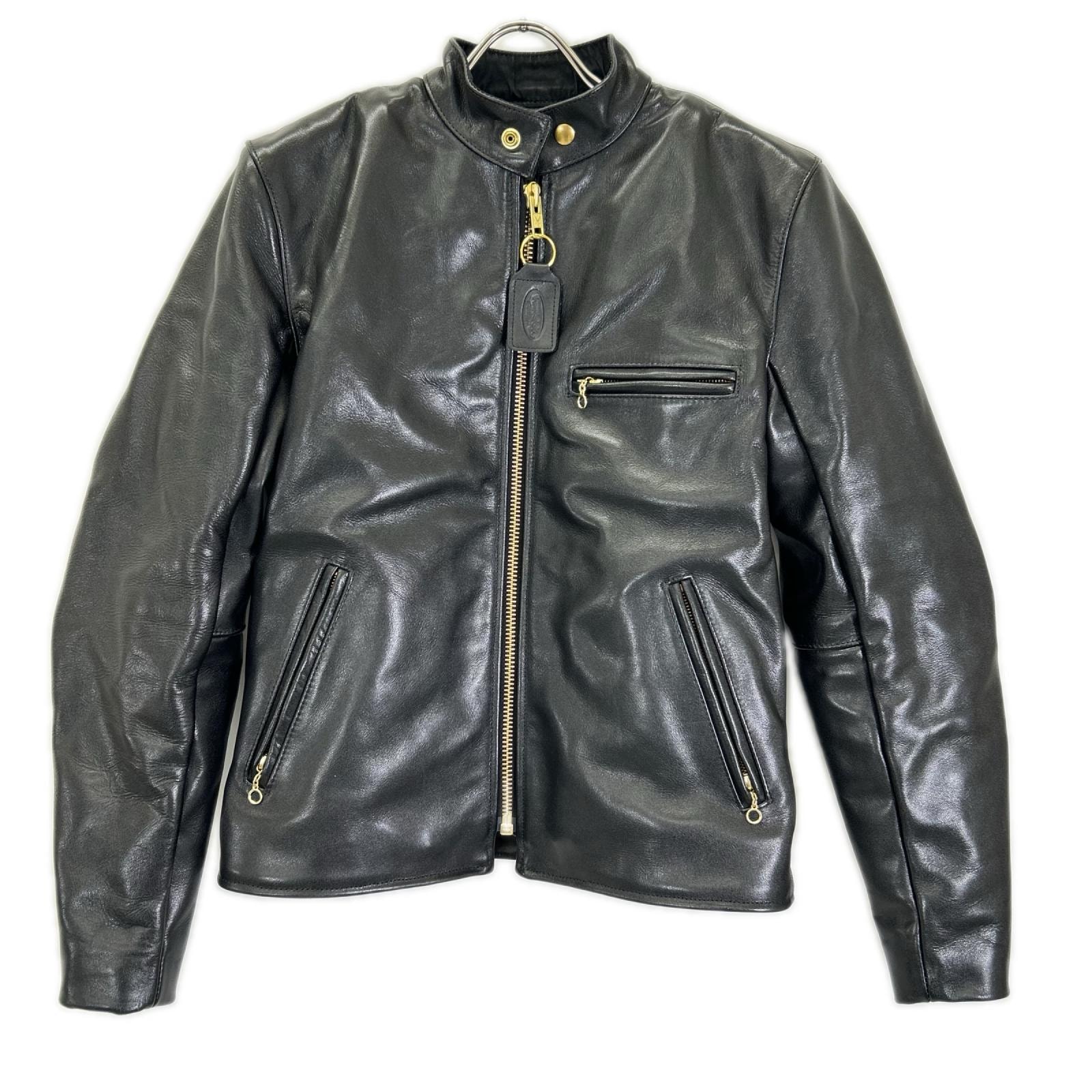 バンソン 84004A-02 ブラック B LEATHER JACKT 38