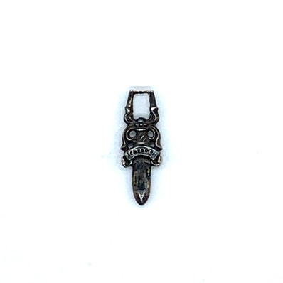 Chrome Hearts #5 Dagger Charm Zip 1 "Silver"