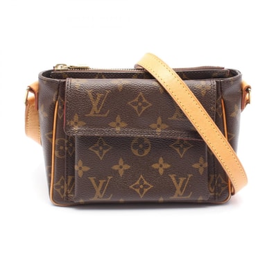 ルイ・ヴィトン LOUIS VUITTON ヴィバシテPM ショルダーバッグ バッグ PVCコーティングキャンバス レザー モノグラム レディース ブラウン系 M51165 【中古】