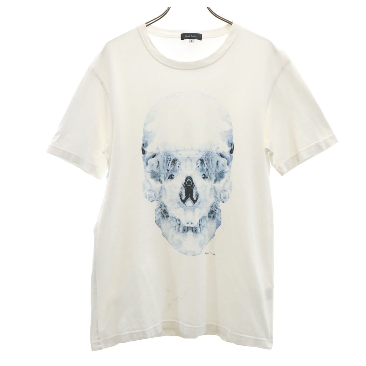 Paul Smith ポールスミス 日本製 スカル 半袖 Tシャツ L ホワイト
