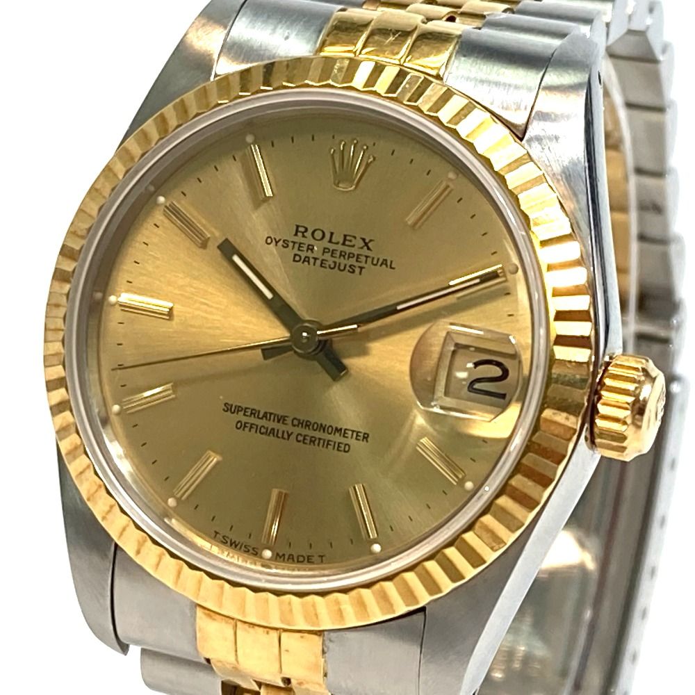 ロレックス 68273 デイトジャスト 自動巻き 腕時計 SS/18K