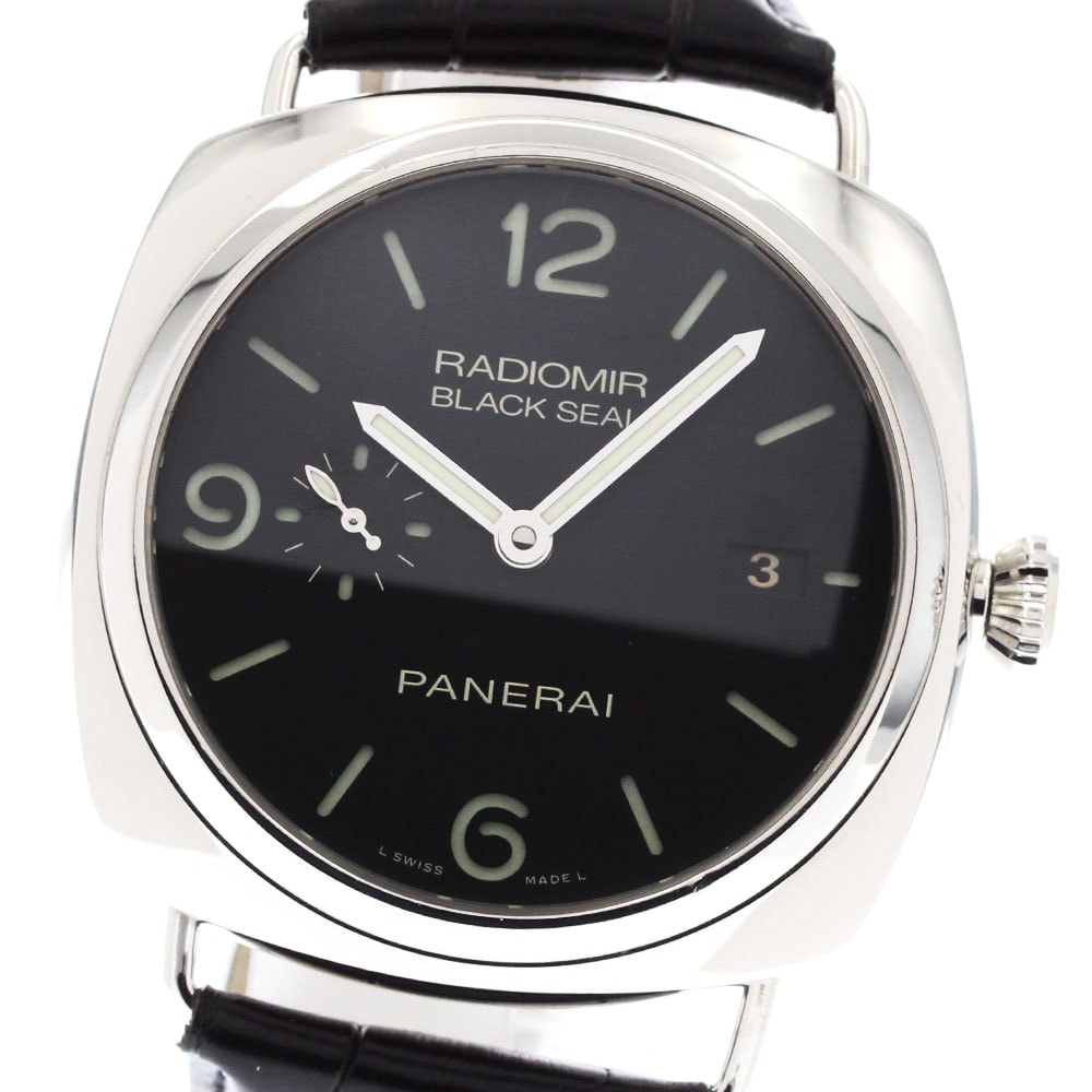 パネライ ラジオミール ブラックシール PAM00388 メンズ 【中古】