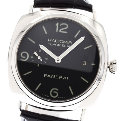 パネライ ラジオミール ブラックシール PAM00388 メンズ 【中古】