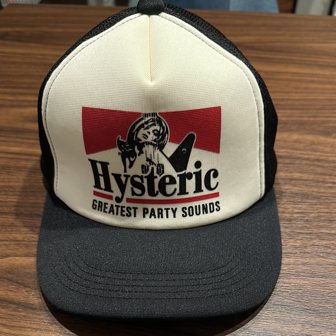 HYSTERIC GLAMOUR Guitar Girl Mesh Cap "Black" 02233QH05