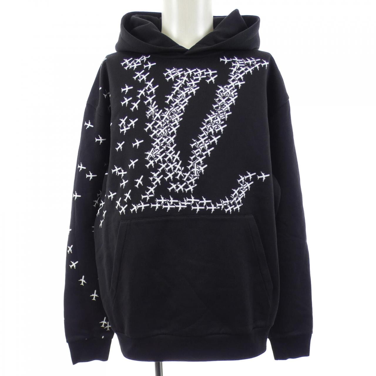 ルイヴィトン LOUIS VUITTON LVプレーンプリンテッド HIY43WRLE パーカー