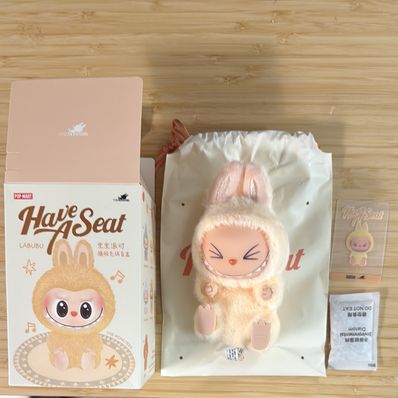 POP MART THE MONSTERS (LABUBU) Have a Seat Plush Series SISI