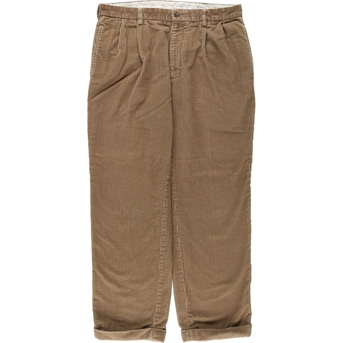 古着 ブルックスブラザーズ Brooks Brothers 346 ツータック コーデュロイパンツ メンズw34相当/eaa459880