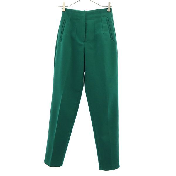 ZARA ザラ テーパードパンツ XS グリーン