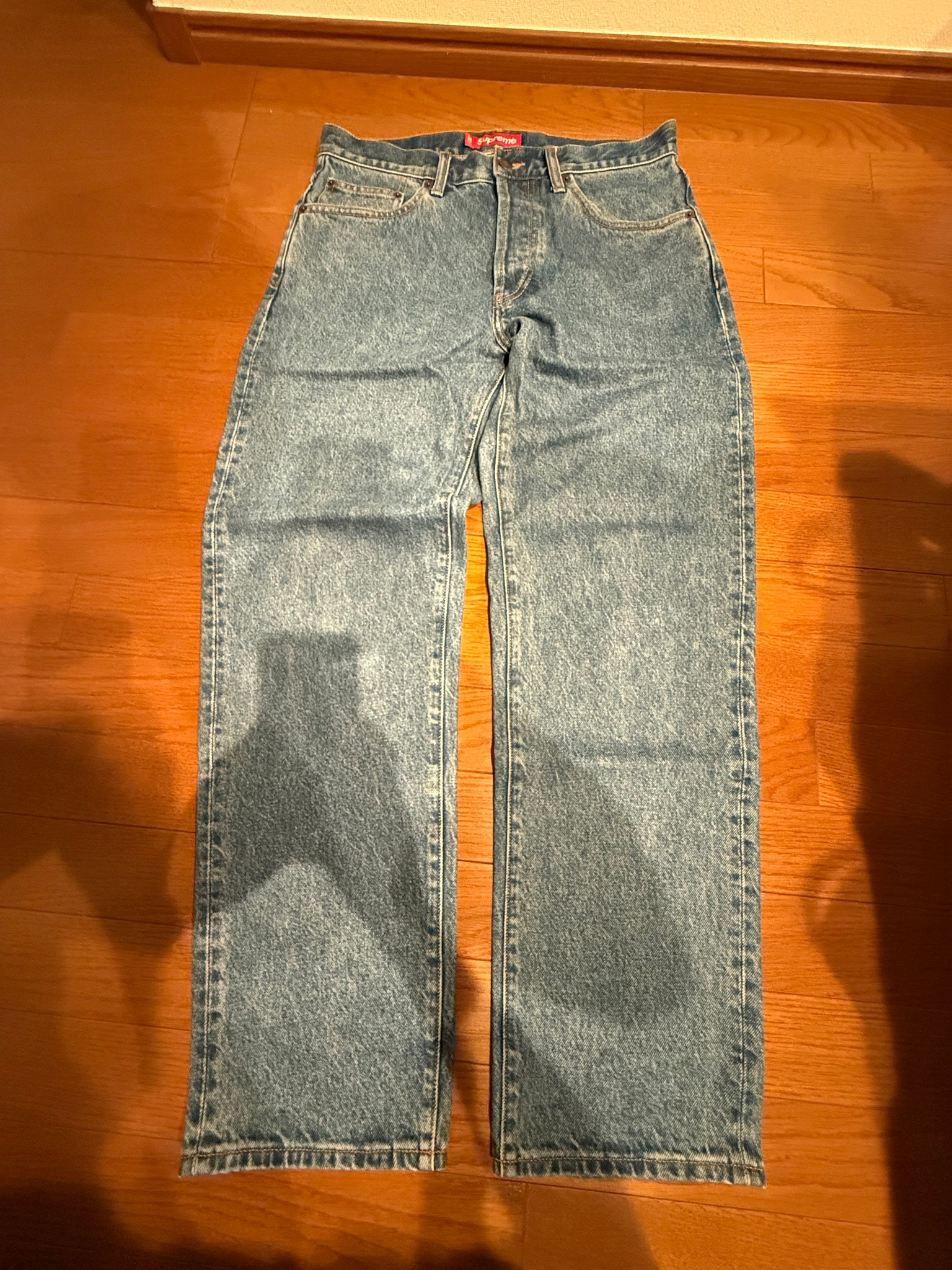 Supreme Regular Jean "Washed Indigo" (24FW)