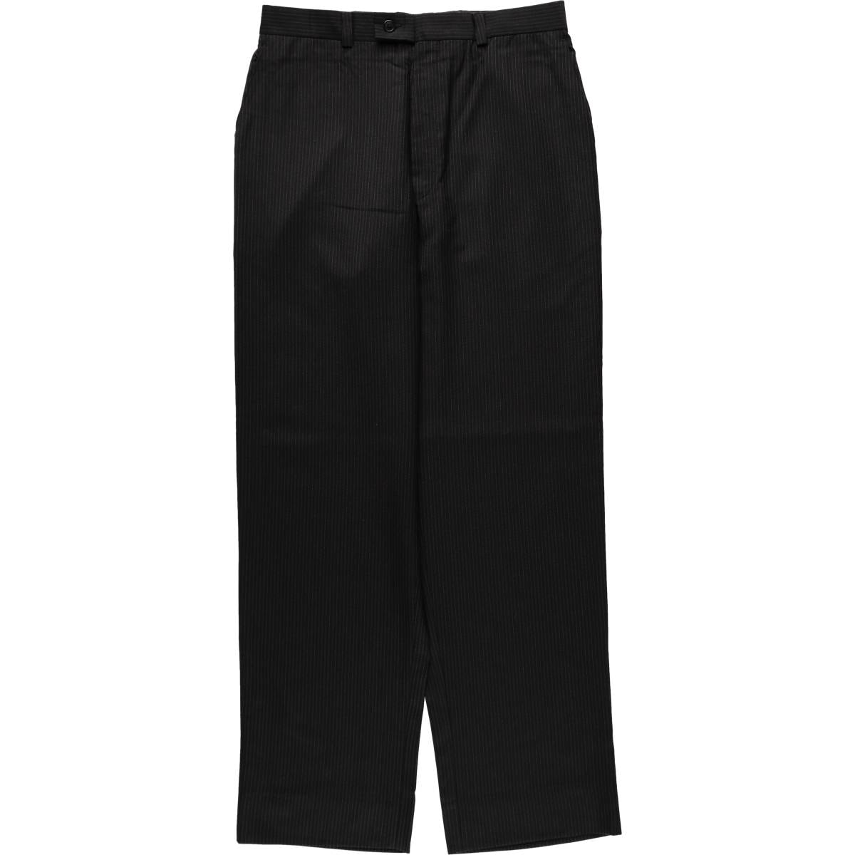 古着 カルバンクライン Calvin klein ストライプ柄 ウールパンツ スラックス カナダ製 メンズw32相当/eaa678501