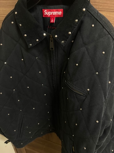 Supreme x b.b. Simon Quilted Work Jacket "Black"