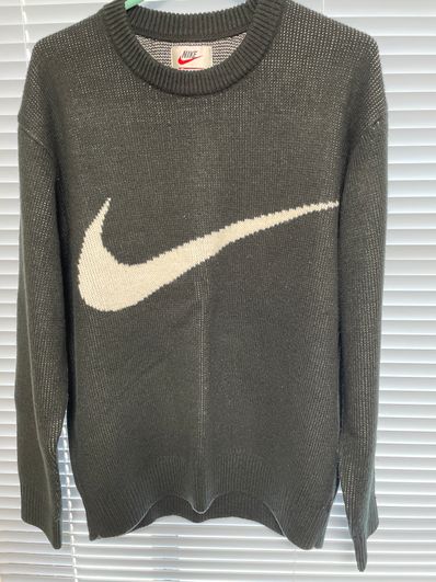 Supreme / Nike Swoosh Sweater "Black"