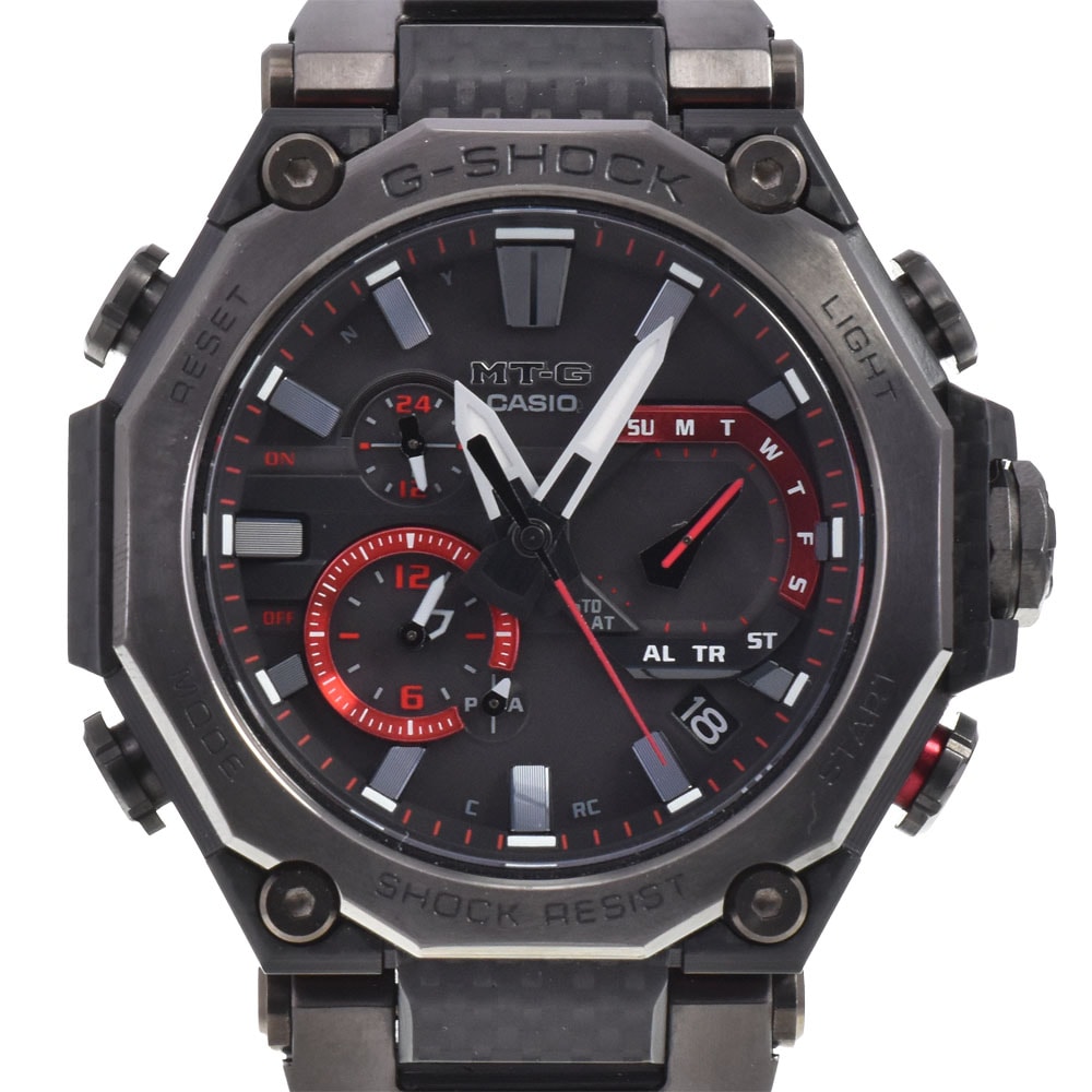 カシオ CASIO MTG-B2000YBD-1AJF G-SHOCK MT-G カーボン ソーラー電波 メンズ 美品 保証書付き N#145822