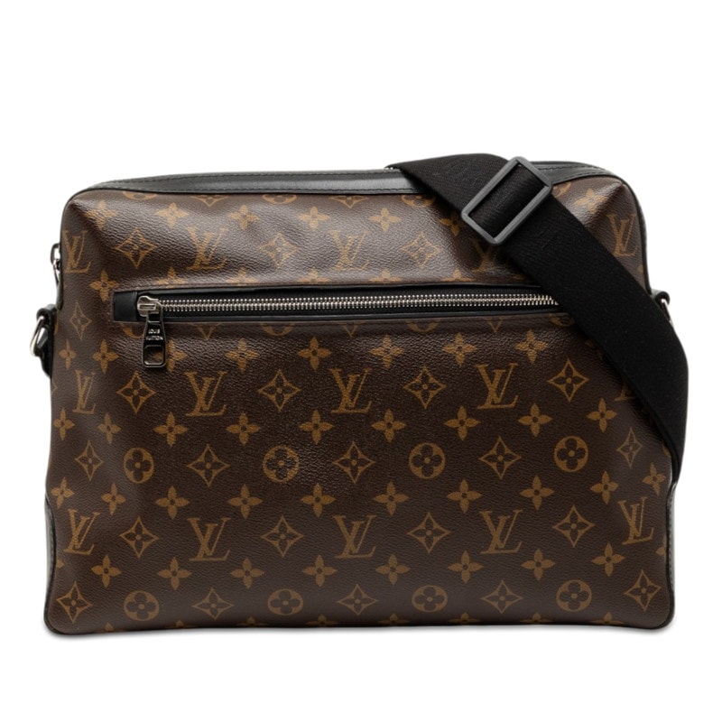ルイ ヴィトン モノグラム マカサー トーレス 斜め掛け ショルダーバッグ M40387 ブラウン PVC レザー レディース LOUIS VUITTON 【中古】