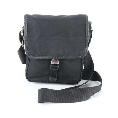 ■極美品 プラダ テスート ナイロントライアングルロゴショルダーバッグ