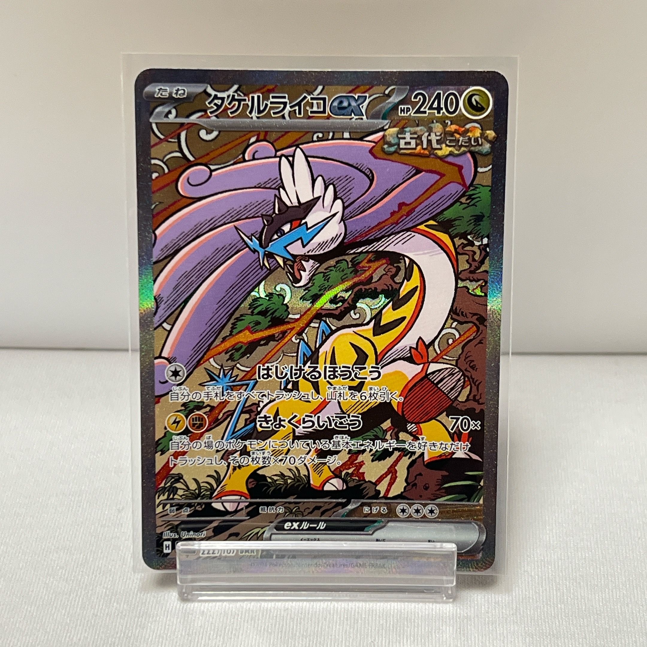 タケルライコex SAR [SV8a 222/187](ハイクラスパック「テラスタルフェスex」)