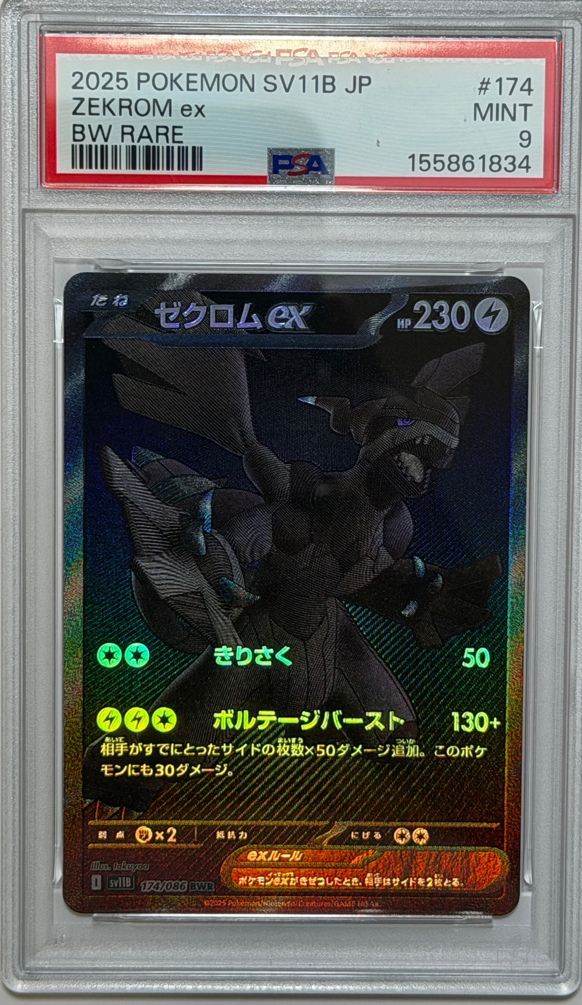 ゼクロムex BWR [SV11B 174/086](拡張パック「ブラックボルト」)通販