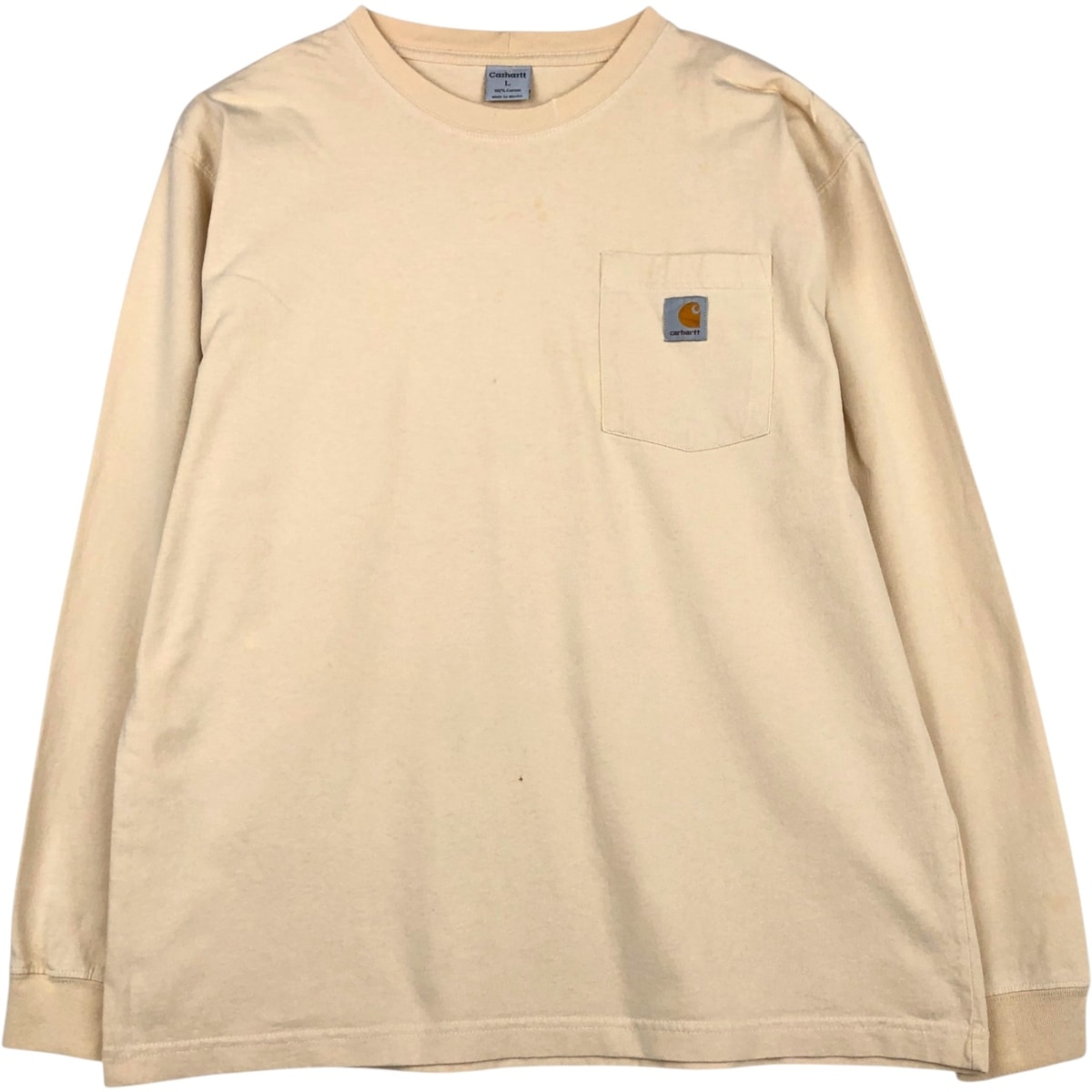 古着 カーハート Carhartt 無地ポケットロングTシャツ ロンT メンズL相当/eaa647409
