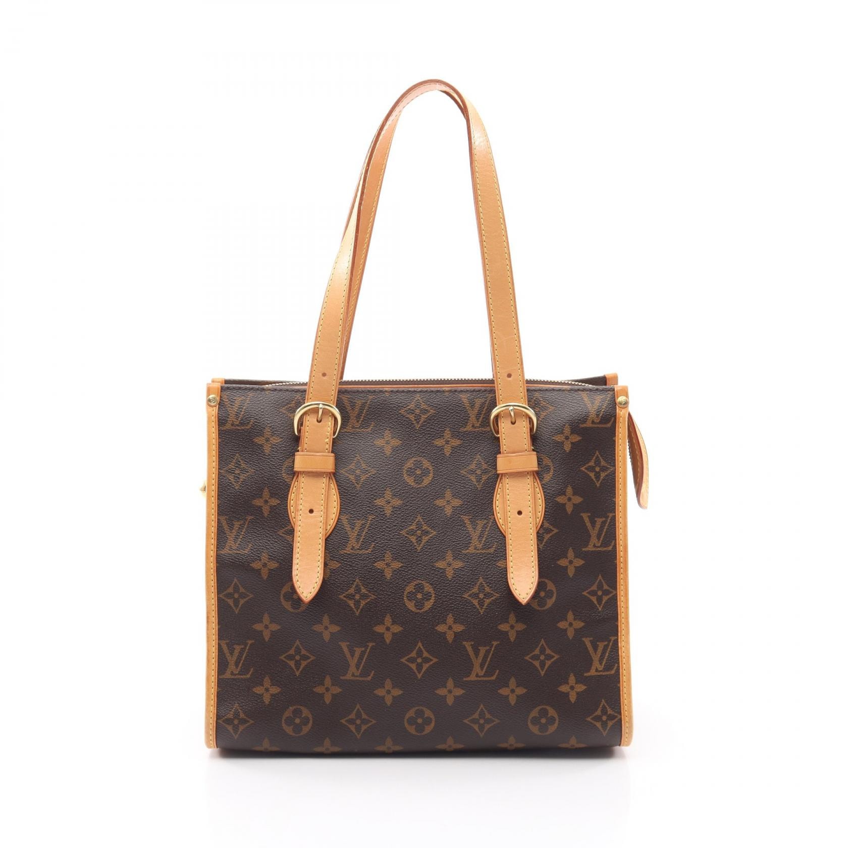 ルイ・ヴィトン LOUIS VUITTON ポパンクール オ モノグラム トートバッグ バッグ PVCコーティングキャンバス レザー モノグラム レディース ブラウン系 M40007 【中古】