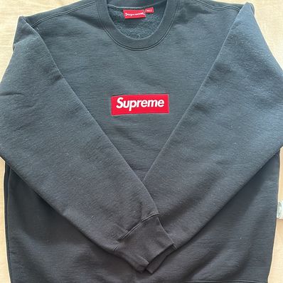 Supreme Box Logo Crewneck "Black" (22FW)